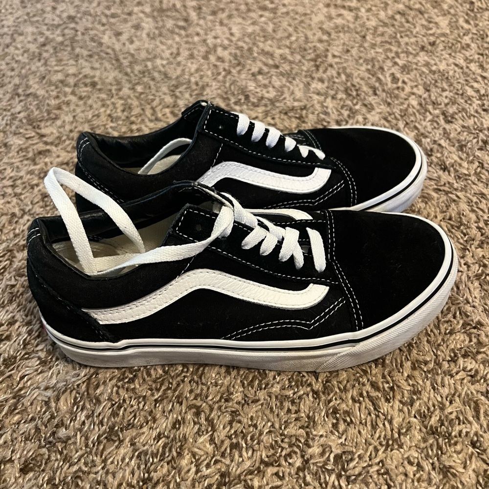 Vans Black and White Women's Sneakers